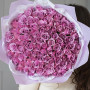 Букет из 101 сиреневой розы
